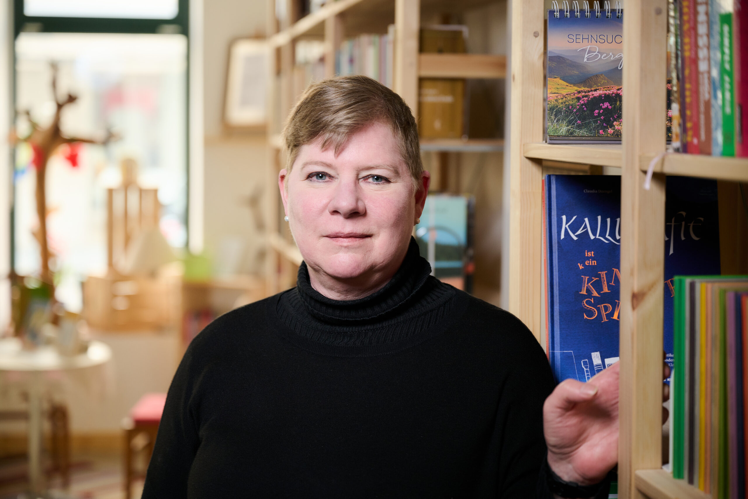 Buchhändlerin Sascha Wittmann