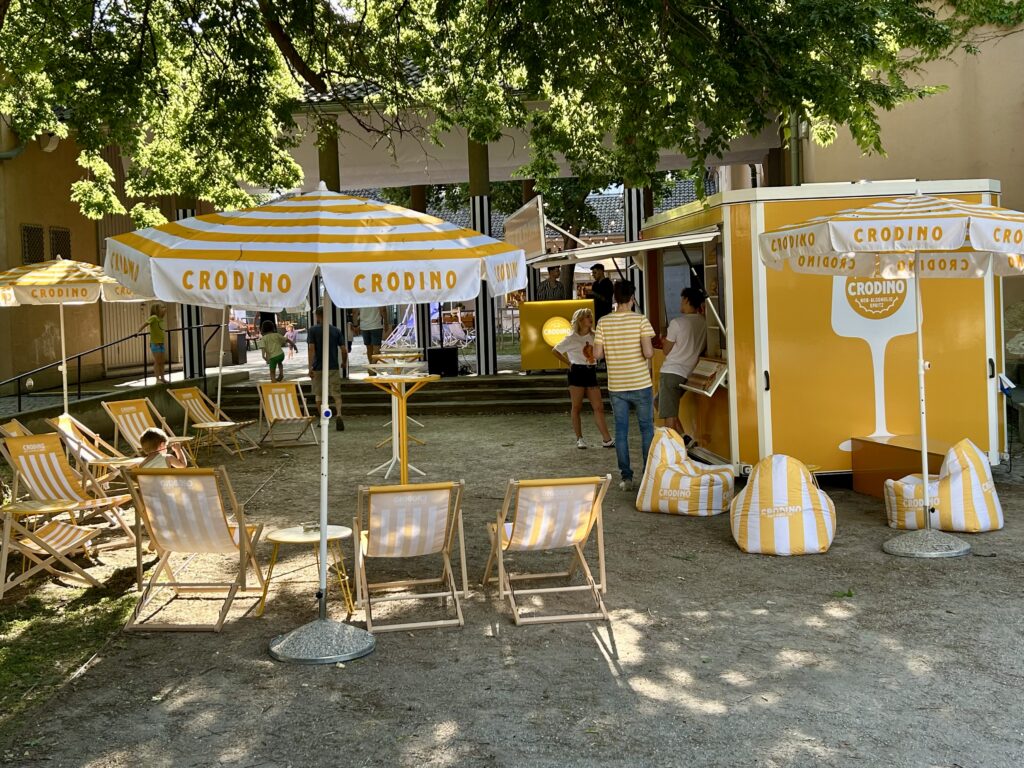 Die Gastronomie von Palais Freiluft im Augarten